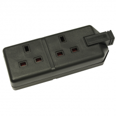 Permaplug 13A Twin 2 Gang Socket