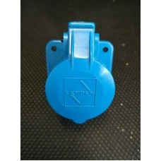 Lewden 16A Blue Chassis Socket