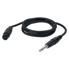 DAP Audio FL02 Unbalanced XLR Female 3 Pin to Jack Mono - 1.5 Metres