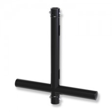 Doughty 500Mm Tee With Through Connnector (Black) T45768