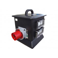 Rubber Box RUB185H5 185H Box f/w 125A 3PH In & Out with MCB & Variable Earth Leakage Unit