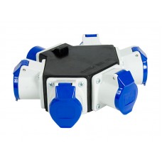 Rubber Box RUBSSP165 16A 240v In - 5 x 16A 240v Out. Rubber Box RUBSSP165 16A 240v In - 5 x 16A 240v Out.