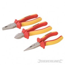 Silverline VDE Expert Pliers Set 3pce 282501